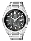 Citizen Herren Analog Quarz Uhr mit Titan Armband AW1240-57E
