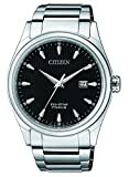 Citizen Herren Datum klassisch Solar Uhr mit Titan Armband BM7360-82E