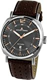 Jacques Lemans Herren Multi Zifferblatt Quarz Uhr mit Leder Armband 1-1943D