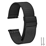 EONPOW Edelstahl Uhrenarmband Mesh Faltschließe Ausgestattet Metallarmband