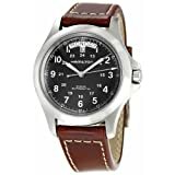 Hamilton Herren Analog Automatik Uhr mit Leder Armband H64455533