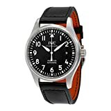 IWC Herren Armbanduhr Quarz Edelstahl Armband Schwarz IW327001