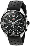 TAG Heuer Herren-Armbanduhr 43mm Armband Kautschuk Gehäuse Edelstahl Schweizer Quarz CAZ1010.FT8024