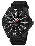 KHS Herrenuhr Landleader Black Steel mit Natoband Schwarz LANBS.NB