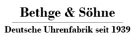 Bethge & Söhne Logo